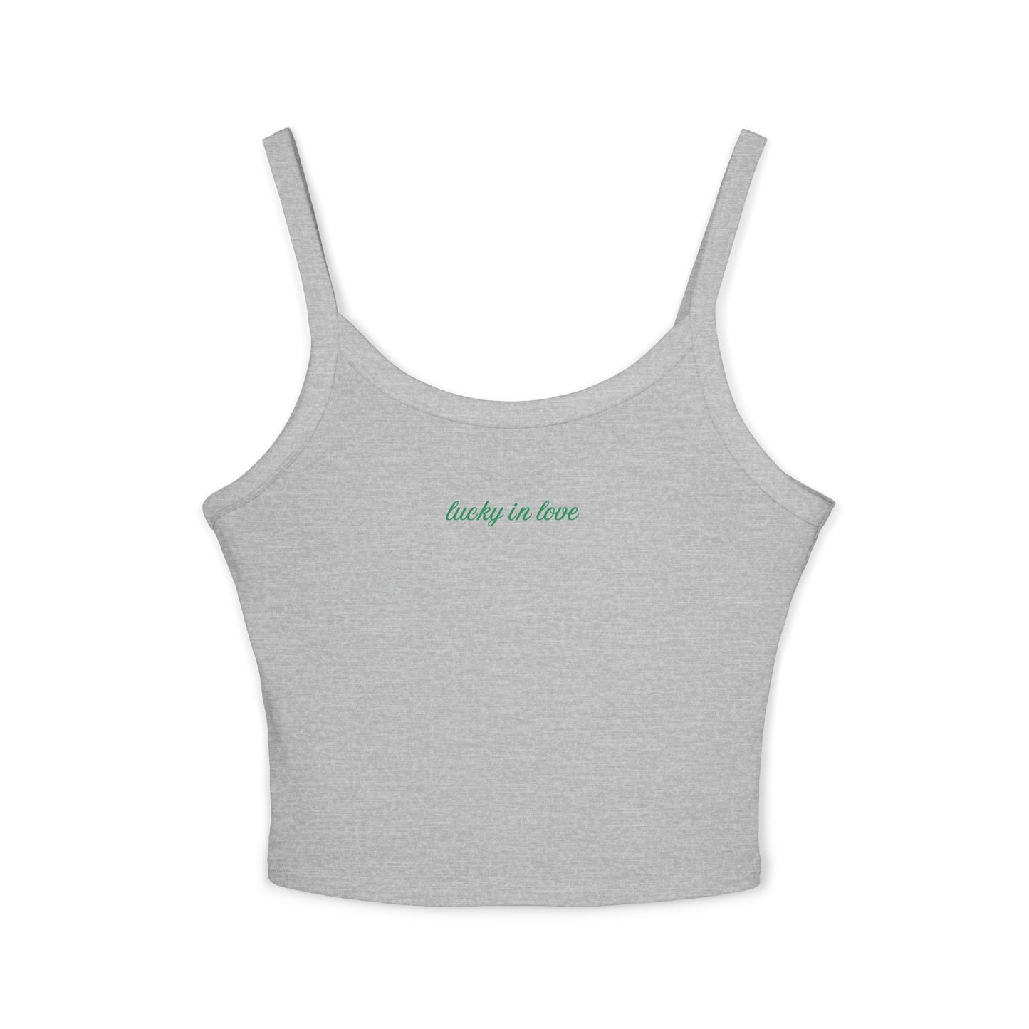 Lucky in Love Spaghetti Strap Tank Top
