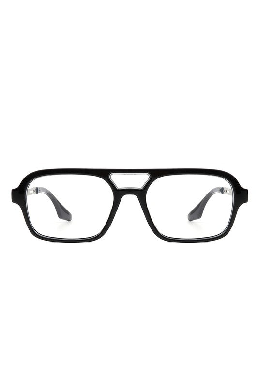Retro Square Aviator Sunglasses