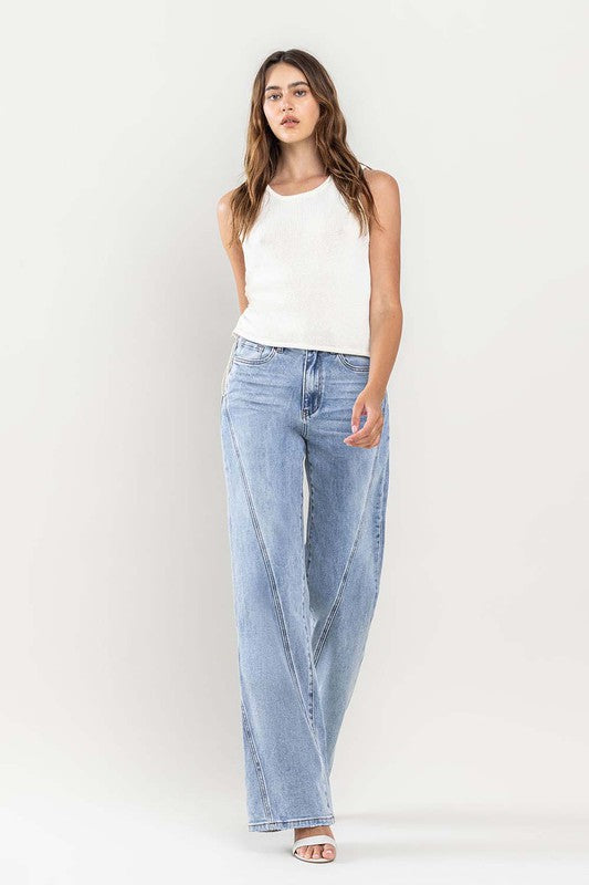Ultra High Rise Wide Leg Jeans
