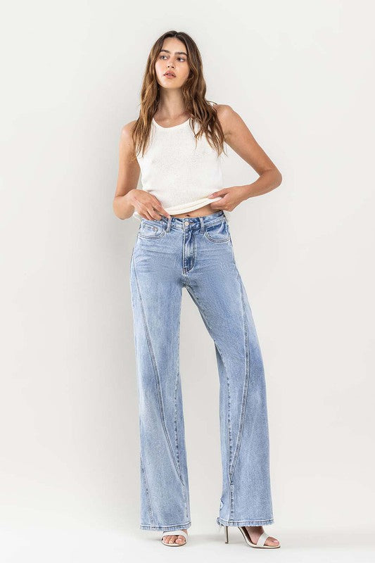 Ultra High Rise Wide Leg Jeans