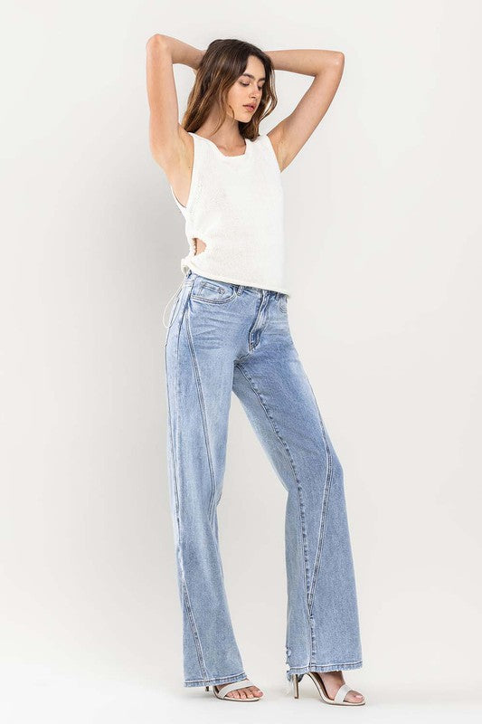 Ultra High Rise Wide Leg Jeans