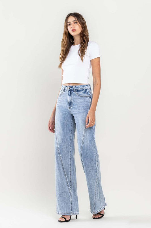 Ultra High Rise Wide Leg Jeans