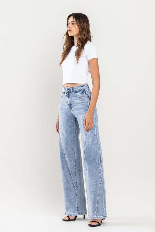 Ultra High Rise Wide Leg Jeans