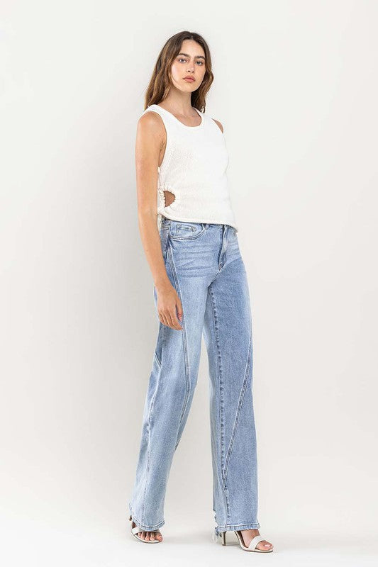 Ultra High Rise Wide Leg Jeans