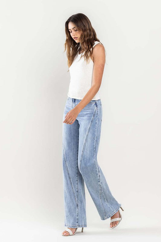 Ultra High Rise Wide Leg Jeans