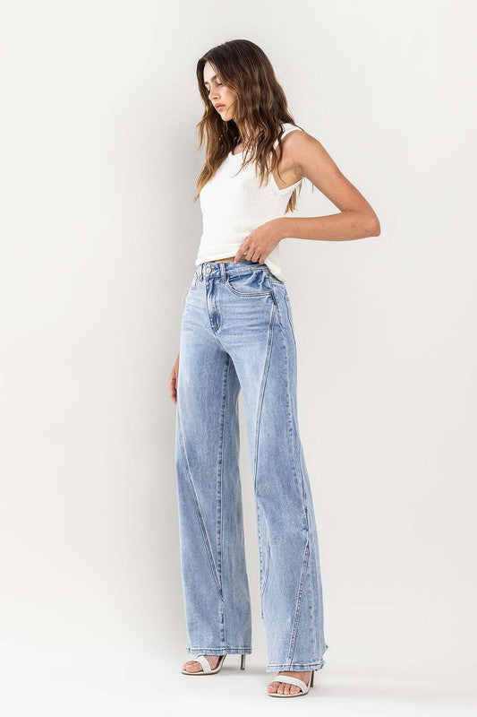 Ultra High Rise Wide Leg Jeans