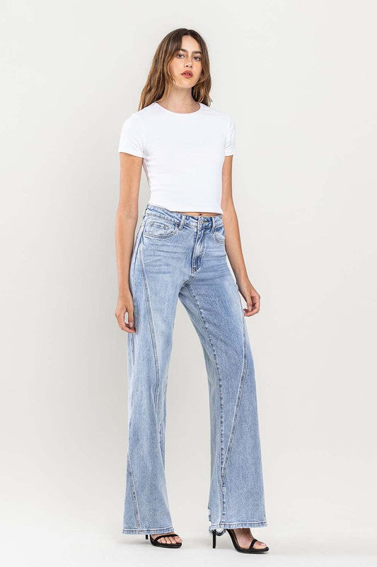 Ultra High Rise Wide Leg Jeans