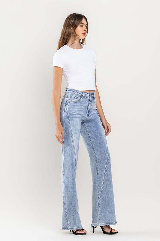 Ultra High Rise Wide Leg Jeans