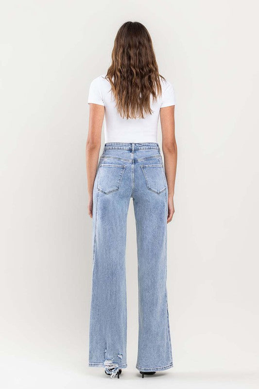 Ultra High Rise Wide Leg Jeans