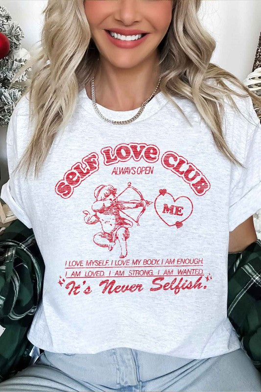 SELF LOVE CLUB OVERSIZED TEE
