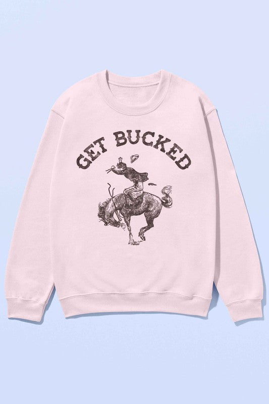 GET BUCKED WESTERN COUNTRY OVERSIZED SWEATSHIRT