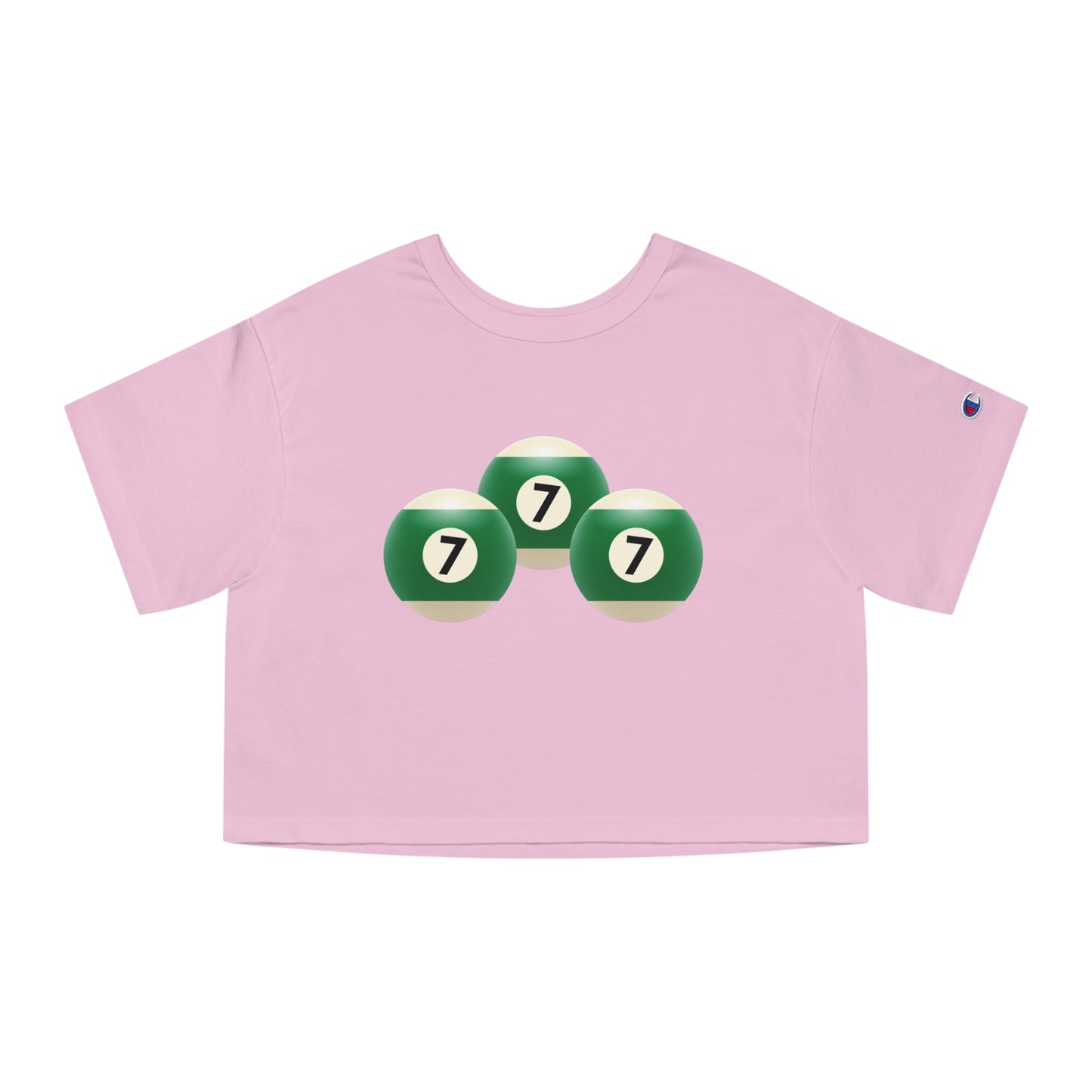 777 Billiard Balls Cropped Tee
