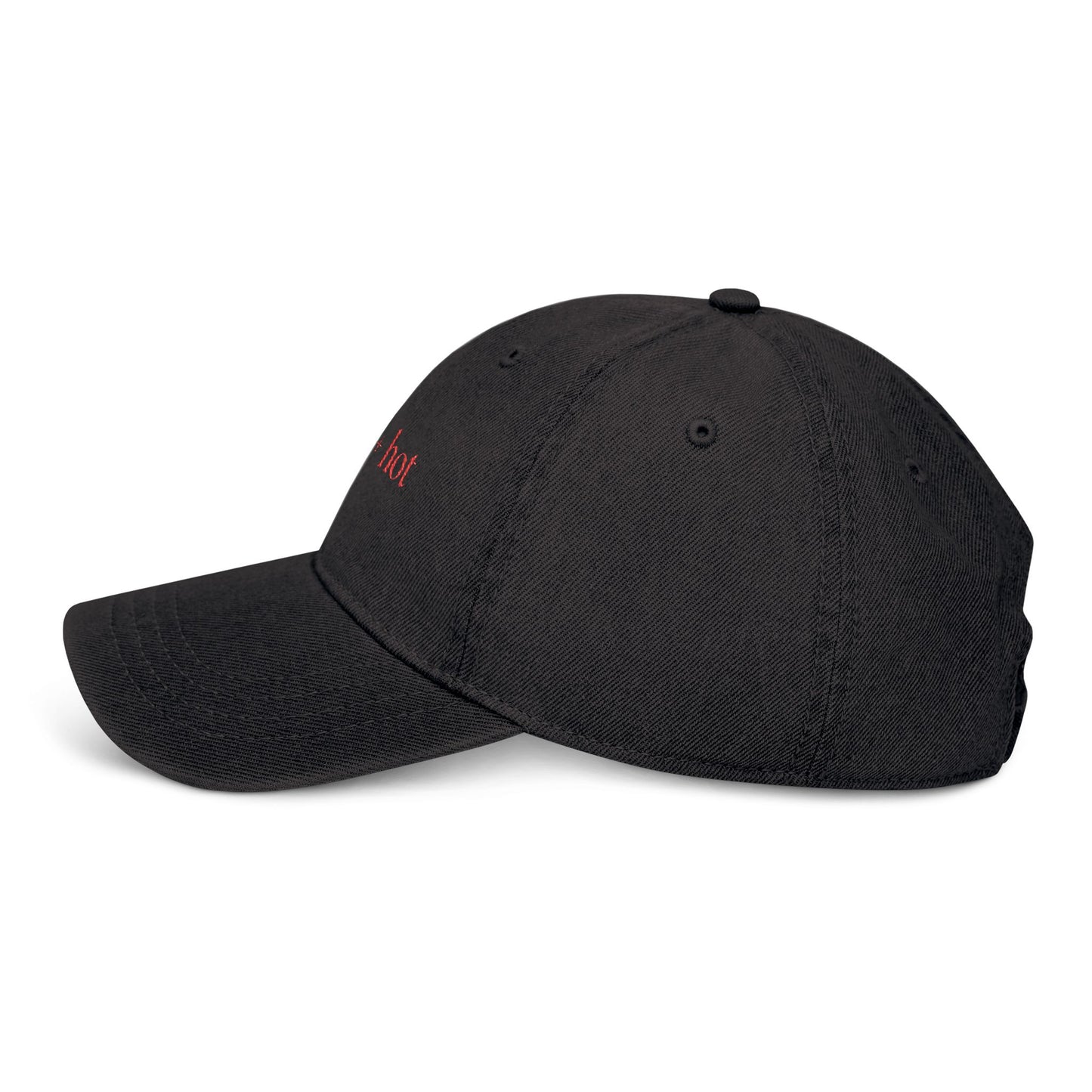 Crafty + Hot Embroidered Denim Hat