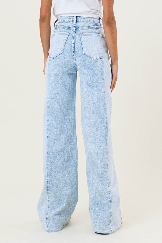 90's High Rise Wide Leg Jeans