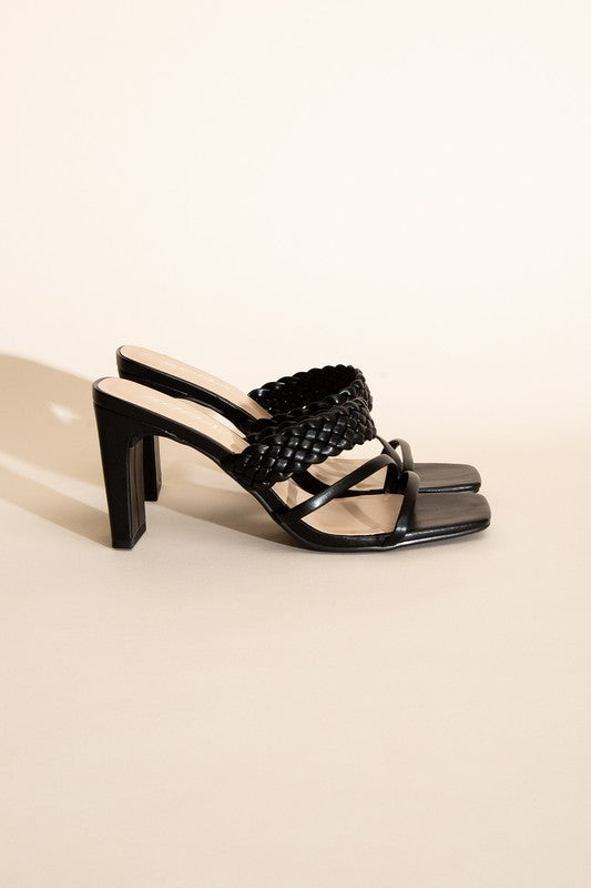 Braided Strap Heels