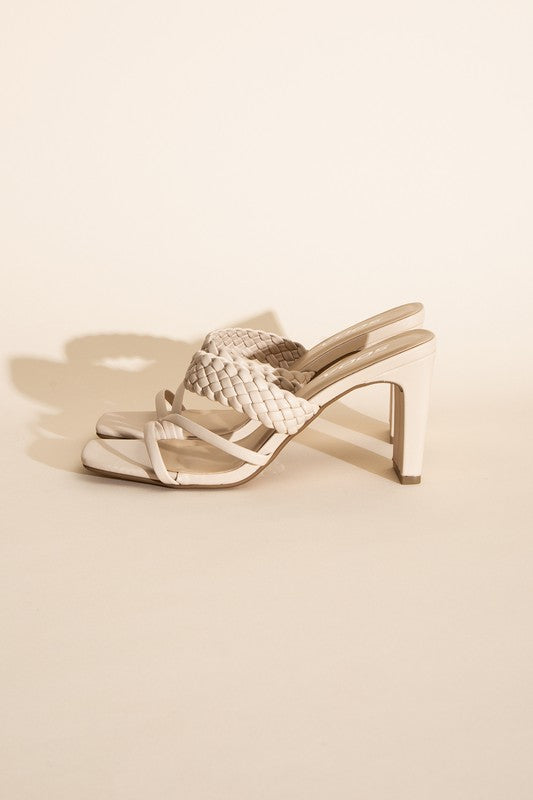 Braided Strap Heels