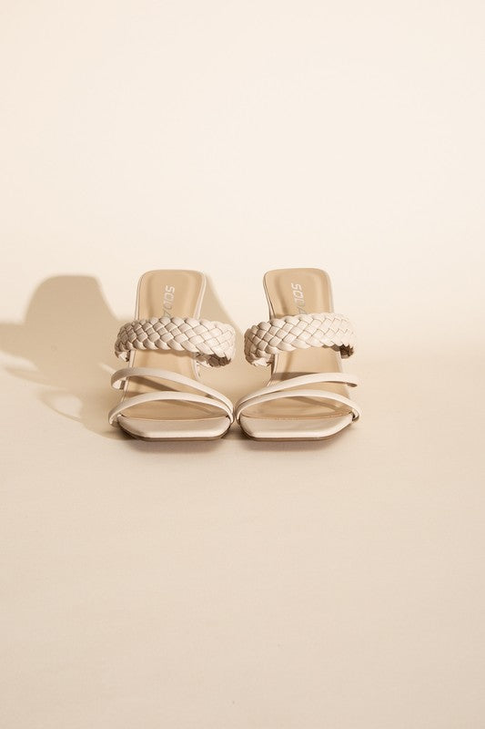 Braided Strap Heels