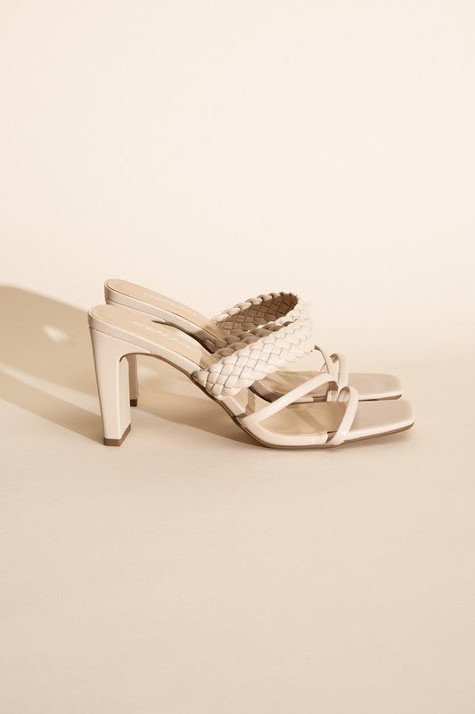 Braided Strap Heels