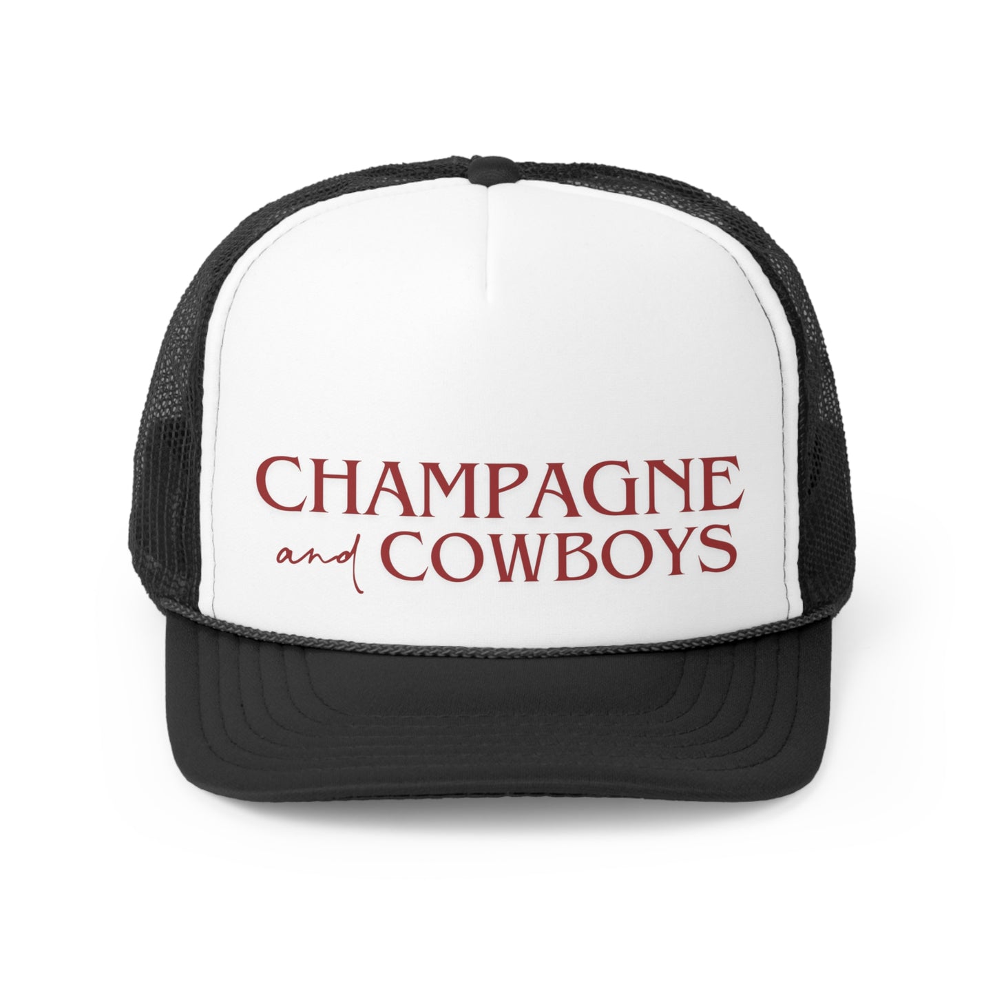 Champagne and Cowboys Trucker Hat