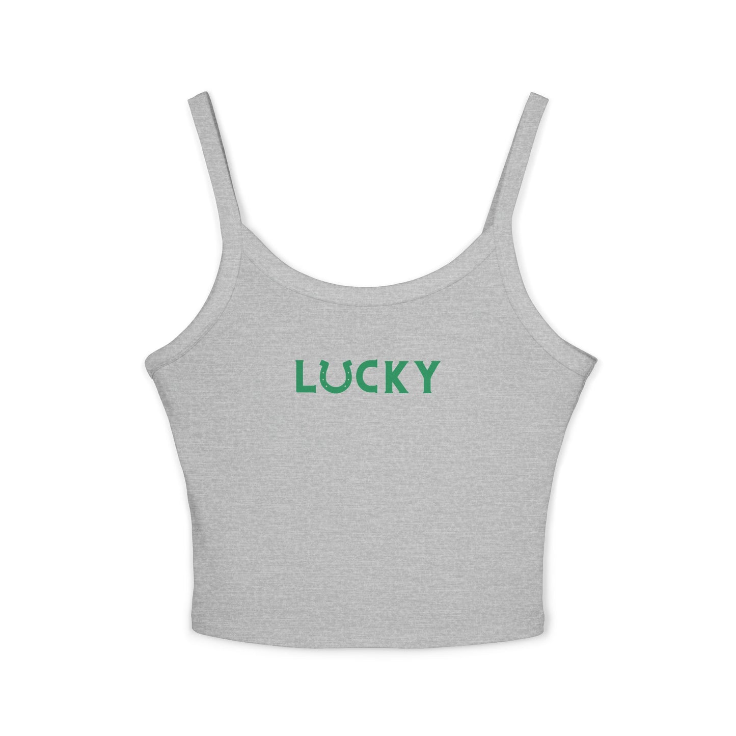 Lucky Spaghetti Strap Tank Top