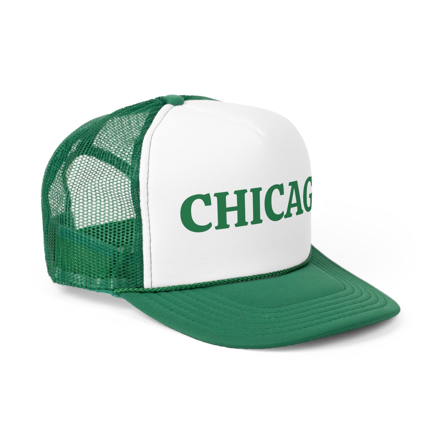 Chicago Green Trucker Hat