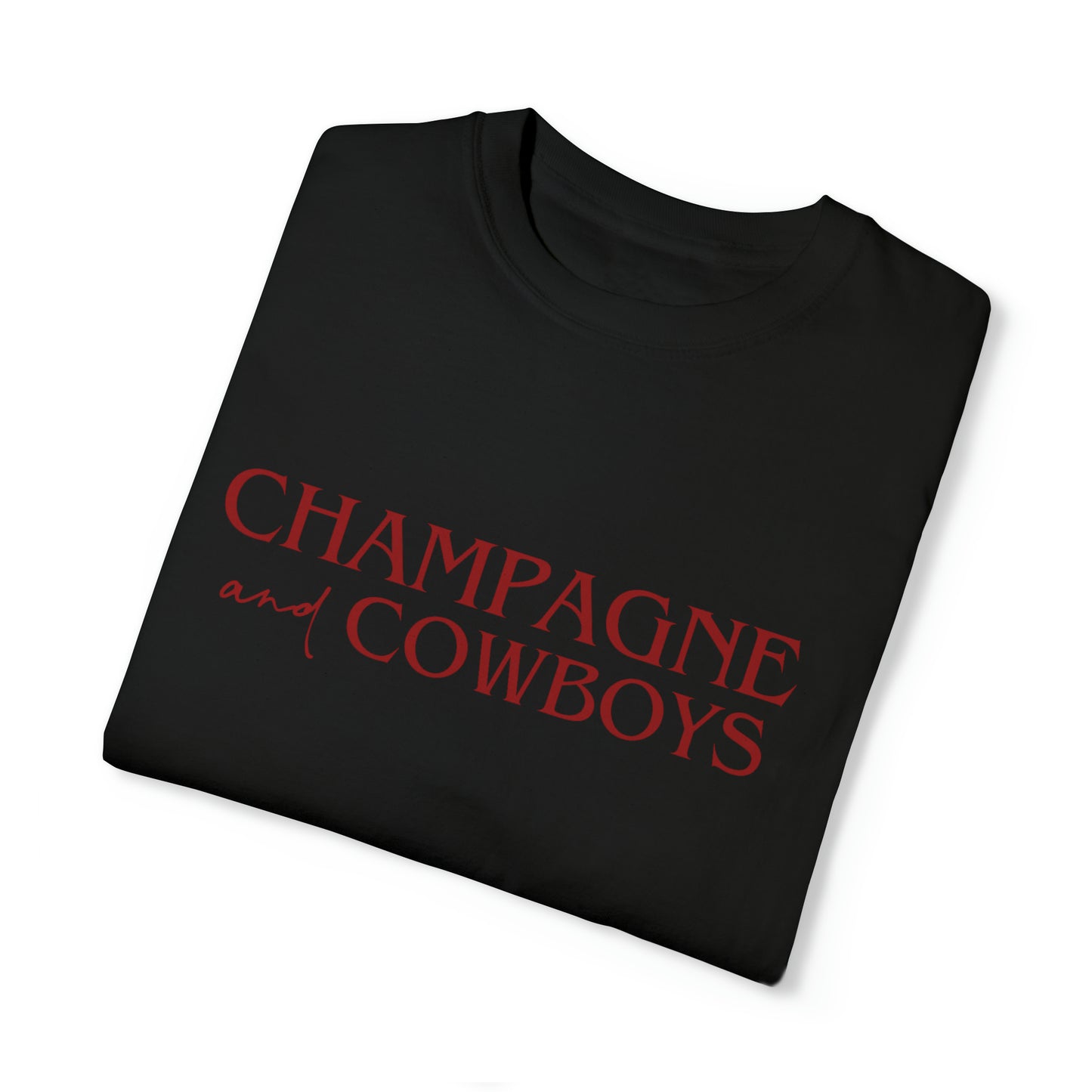 Champagne and Cowboys Tee