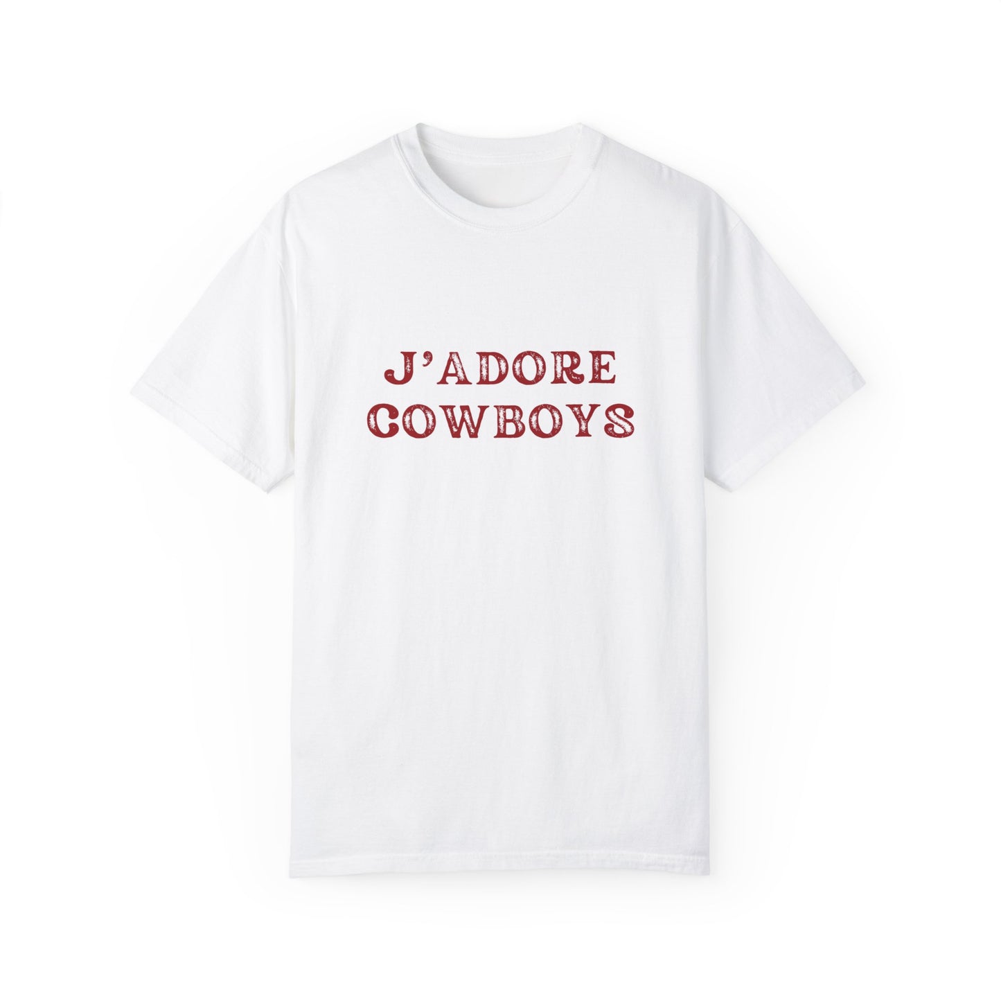 J'adore Cowboys Distressed Graphic Tee