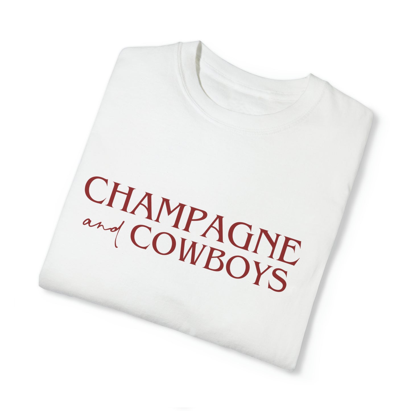 Champagne and Cowboys Tee