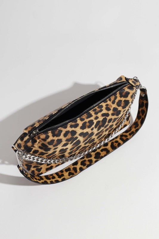 Leopard Print Shoulder Bag