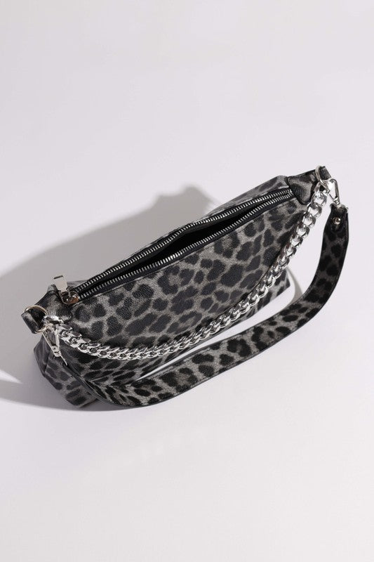 Leopard Print Shoulder Bag