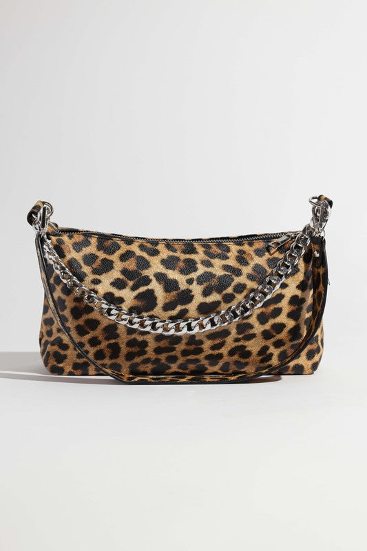 Leopard Print Shoulder Bag