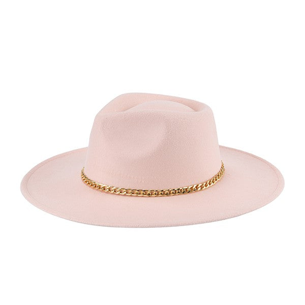 Gold Chain Western Hat