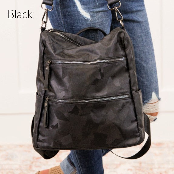 Camo Convertible Backpack