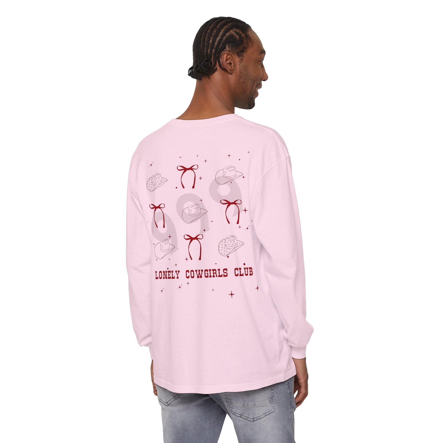 999 Cowgirl Hats + Bows Long Sleeve T-Shirt