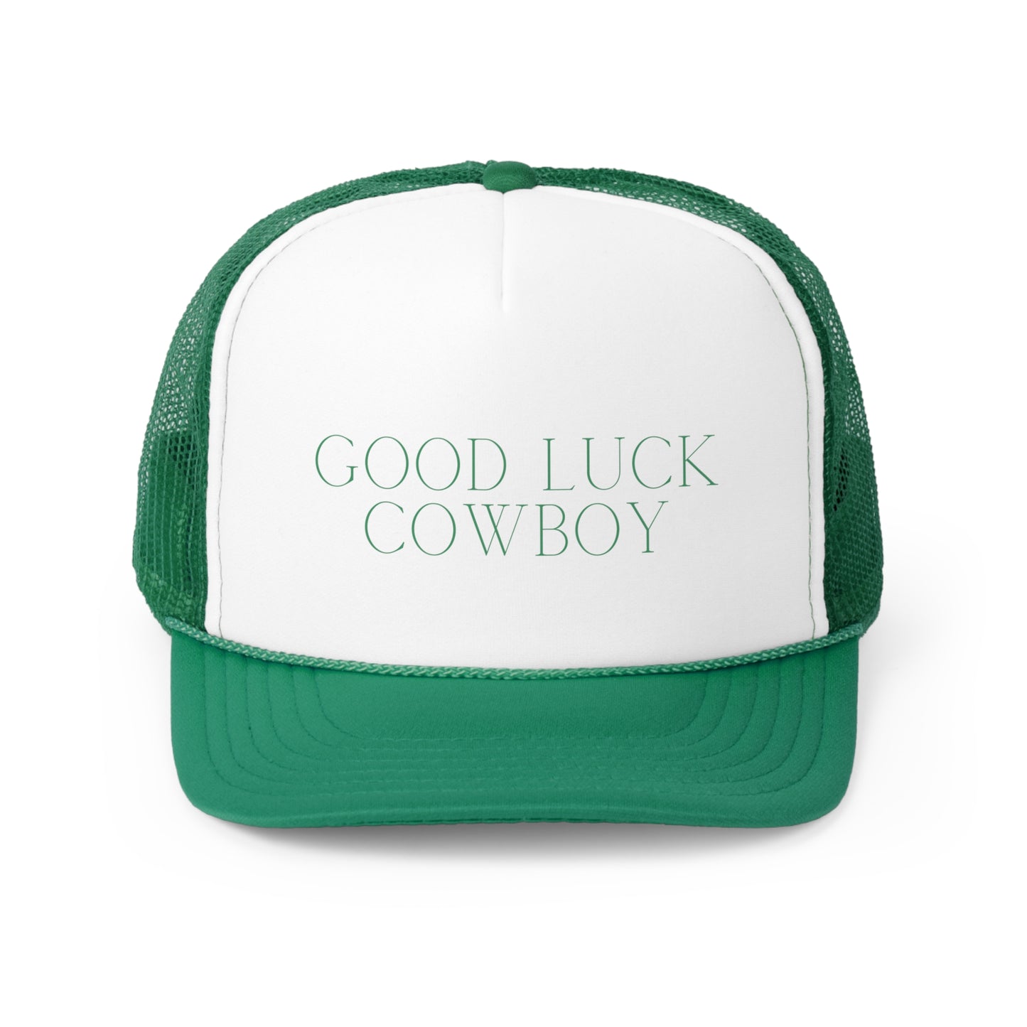 Good Luck Cowboy Trucker Hat