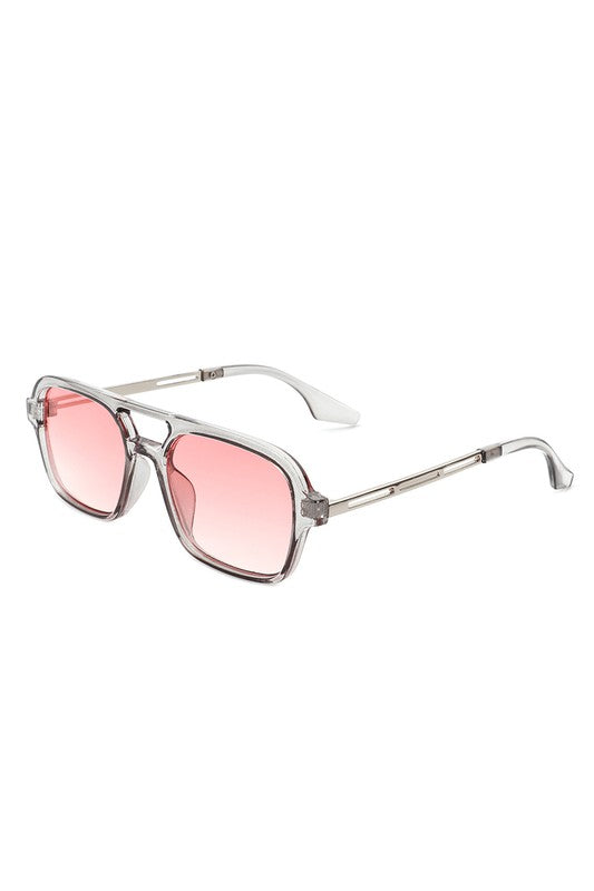 Retro Square Aviator Sunglasses