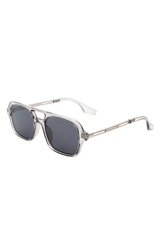 Retro Square Aviator Sunglasses