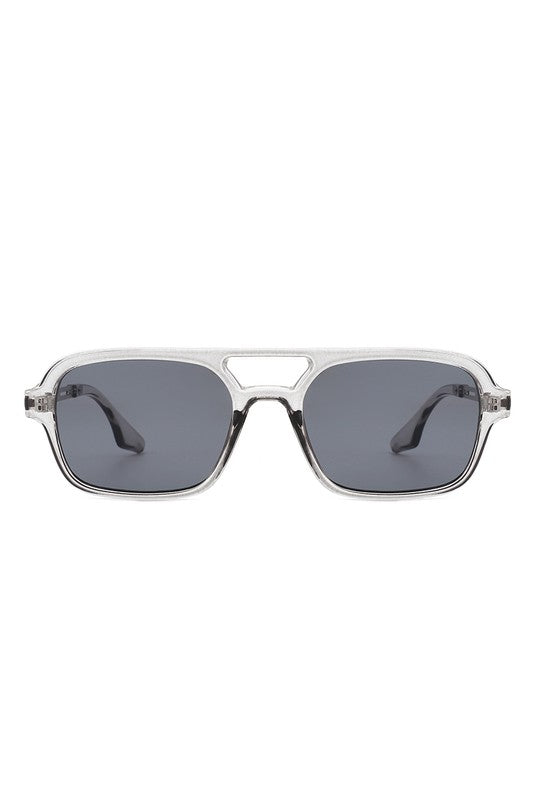 Retro Square Aviator Sunglasses