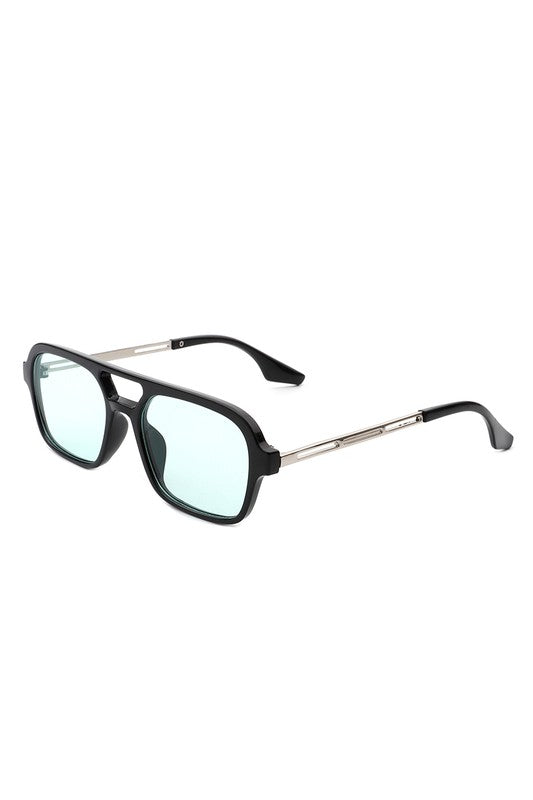 Retro Square Aviator Sunglasses