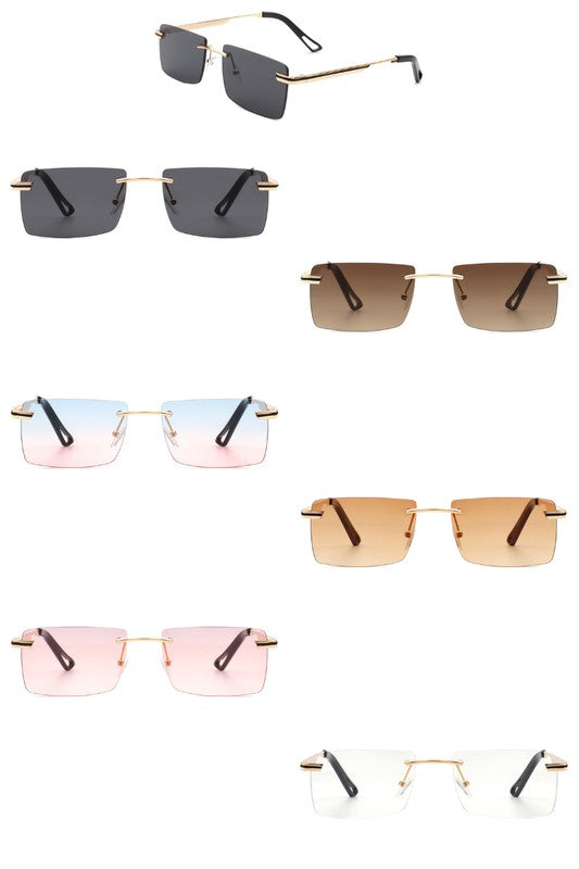 Retro Flat Top Sunglasses