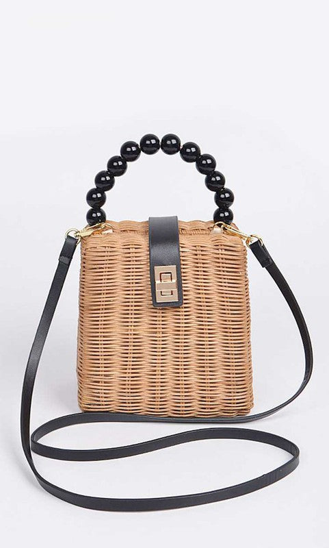 Straw Structure Clutch & Bag