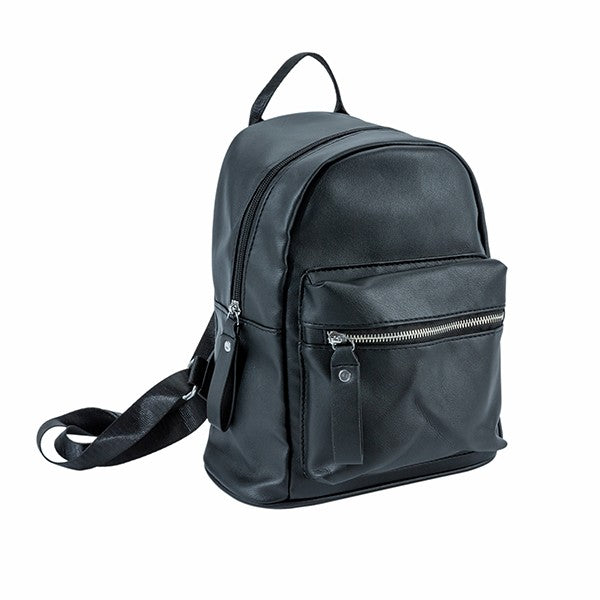 Faux Leather Backpack