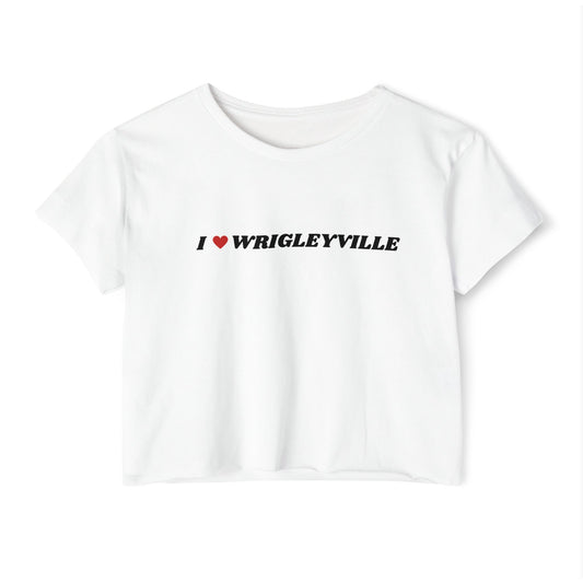 I Love Wrigleyville Crop Top