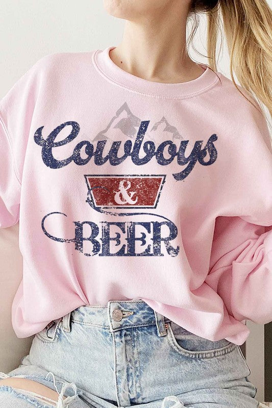 Cowboys + Beer Crewneck