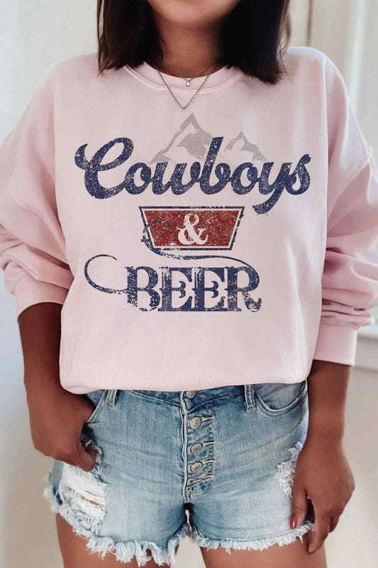 Cowboys + Beer Crewneck