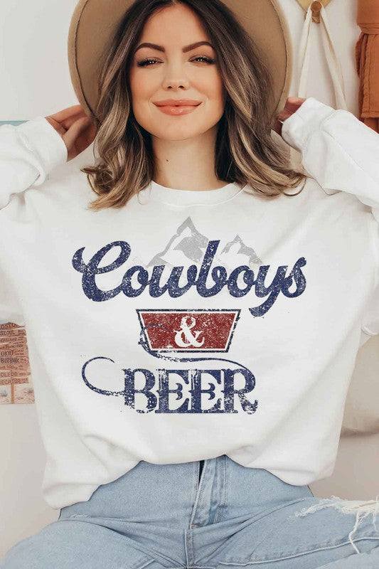 Cowboys + Beer Crewneck