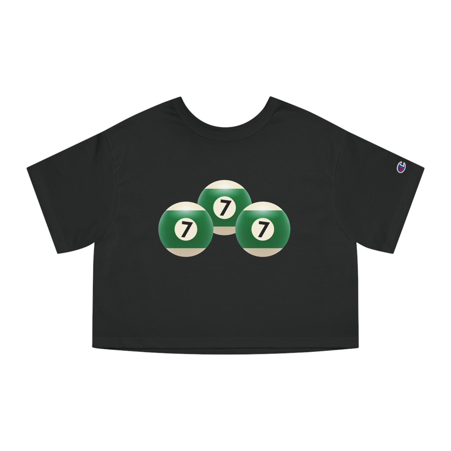 777 Billiard Balls Cropped Tee