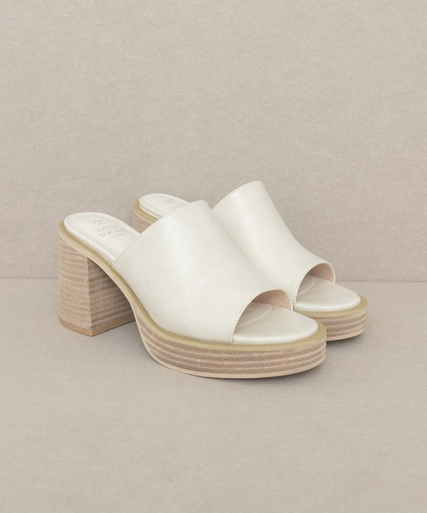 Camille Platform Slide Heels