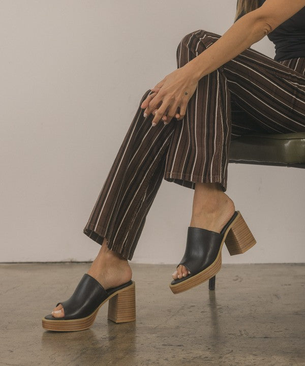 Camille Platform Slide Heels