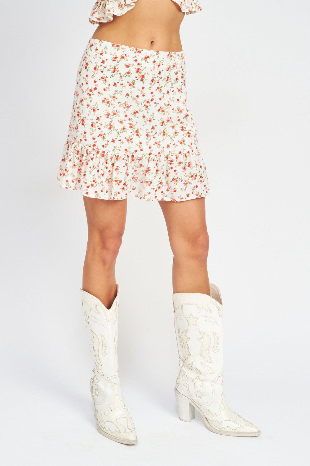 Rose All Day Ruffle Skirt